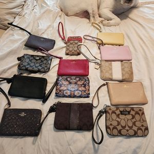 Coach wristlet purses
